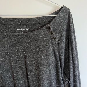 Banana Republic charcoal top